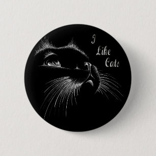 Badge Rond 5 Cm Chats