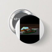 Badge Rond 5 Cm Chats de guerrier (Devant & derrière)