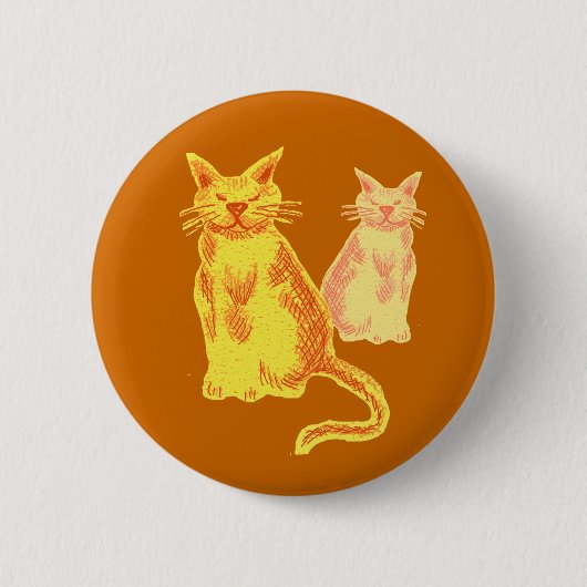 Badge Rond 5 Cm Chats de Marmalade (Devant)
