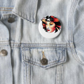 Badge Rond 5 Cm Chats le musical, Bombalurina (En situation)