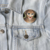 Badge Rond 5 Cm Chats le musical - Cassandra (En situation)