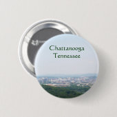 Badge Rond 5 Cm Chattanooga, paysage urbain de TN (Devant & derrière)