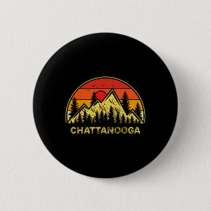 Badge Rond 5 Cm Chattanooga Tennessee Souvenirs Apparel Co. Vintag