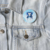 Badge Rond 5 Cm Chatte (En situation)