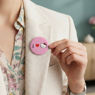 Badge Rond 5 Cm Chatte