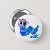 Badge Rond 5 Cm Chatte Goofkins chenille pirate (Devant & derrière)