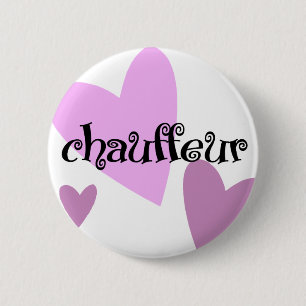 Badge Rond 5 Cm Chauffeur