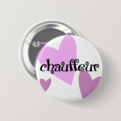 Badge Rond 5 Cm Chauffeur (Devant & derrière)