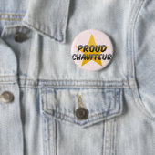 Badge Rond 5 Cm Chauffeur fier (En situation)