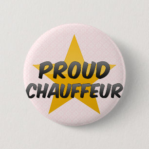 Badge Rond 5 Cm Chauffeur fier