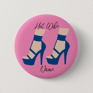 Badge Rond 5 Cm Chaussure à talon élevé Thunder_Cove