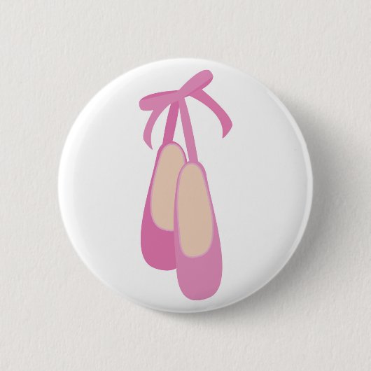 Badge Rond 5 Cm Chaussures de ballet (Devant)