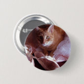 Badge Rond 5 Cm Chaussures de chat et de ballet (Devant & derrière)