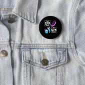 Badge Rond 5 Cm Chaussures de gym Ballet Dancer (En situation)