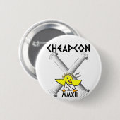 Badge Rond 5 Cm cheapcon x (Devant & derrière)