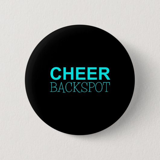 Badge Rond 5 Cm Cheer Ckspot Cheerleading (Devant)