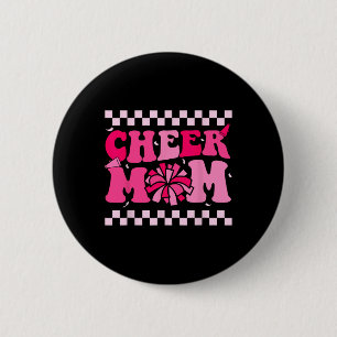 Badge Rond 5 Cm Cheer Maman Cheerleading Cheerleader Maman Femmes