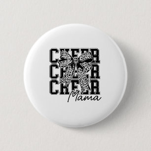 Badge Rond 5 Cm Cheer maman Pom-pom girl Cheer maman Plus grand fa