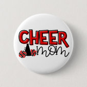 Badge Rond 5 Cm Cheer Maman Typographie moderne (Devant)