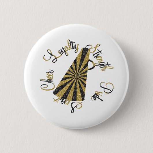 Badge Rond 5 Cm Cheerleading (Devant)