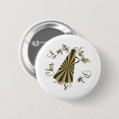 Badge Rond 5 Cm Cheerleading (Devant & derrière)