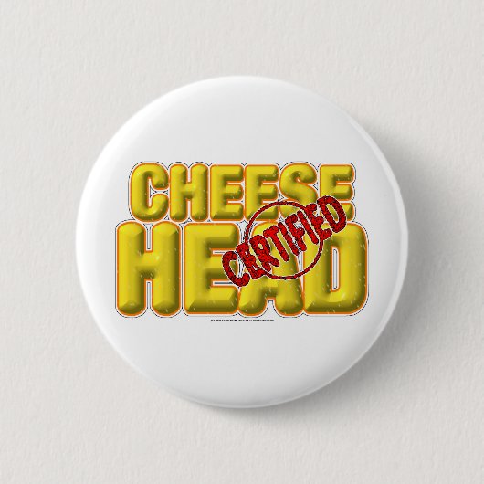 Badge Rond 5 Cm CheeseHead certifié (Devant)