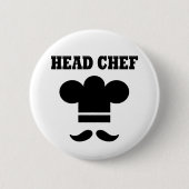 Badge Rond 5 Cm Chef (Devant)