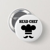 Badge Rond 5 Cm Chef (Devant & derrière)