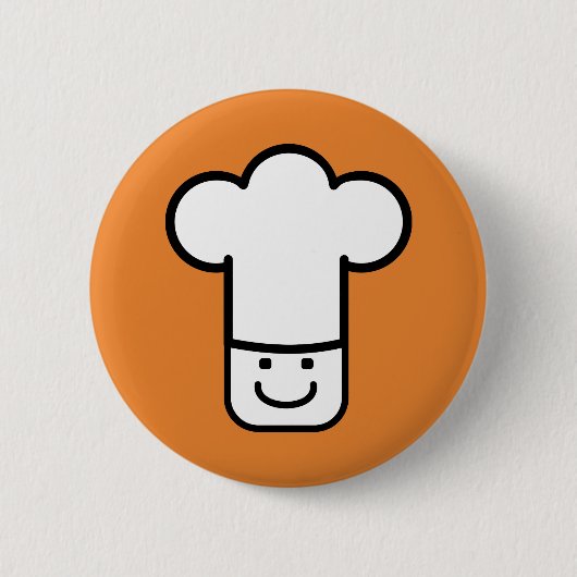 Badge Rond 5 Cm Chef (Devant)
