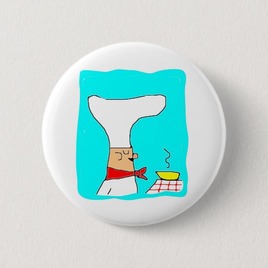 Badge Rond 5 Cm chef (Devant)