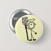 Badge Rond 5 Cm Chef avec des T-shirts et des cadeaux de spatule (Devant & derrière)