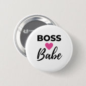 Badge Rond 5 Cm Chef Babe 2 (Devant & derrière)