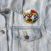 Badge Rond 5 Cm Chef Bulldog (En situation)