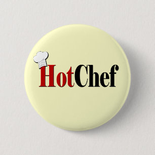 Badge Rond 5 Cm Chef cuisinier