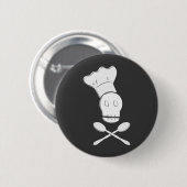 Badge Rond 5 Cm Chef de pirate (Devant & derrière)