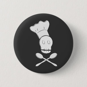 Badge Rond 5 Cm Chef de pirate