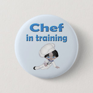 Badge Rond 5 Cm Chef En Formation