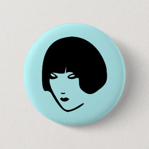 Badge Rond 5 Cm Chef femme