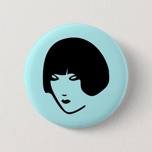 Badge Rond 5 Cm Chef femme (Devant)