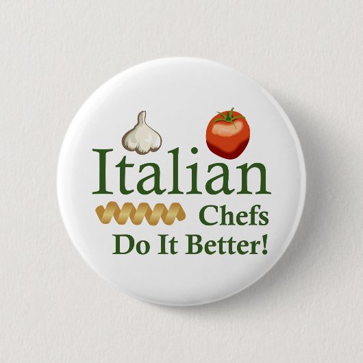 BADGE ROND 5 CM CHEFS ITALIENS (Devant)