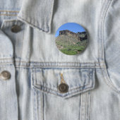 Badge Rond 5 Cm Chemin Apache Rocky (En situation)