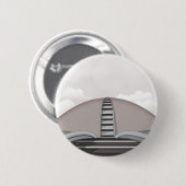 Badge Rond 5 Cm Chemin de fer (Devant & derrière)