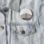 Badge Rond 5 Cm Chemin de fer (En situation)