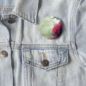 Badge Rond 5 Cm Chemins de fer Misty Photo Pittoresque (En situation)