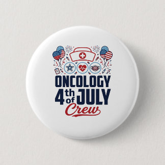 Badge Rond 5 Cm Chemio Crew Médical Patriotique T-shirt 4 juillet 