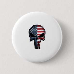 Badge Rond 5 Cm Chemise 4 juillet pour femmes hommes drapeau améri