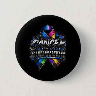 Badge Rond 5 Cm Chemise à ruban de sensibilisation forte pour les