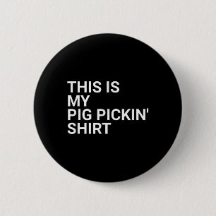 Badge Rond 5 Cm Chemise Carolina Pig Pickin Bbq