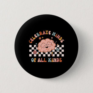 Badge Rond 5 Cm Chemise Célébrons les Esprits de Toutes Sortes Neu