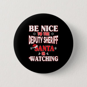 Badge Rond 5 Cm Chemise d'agent de police - Pour adjoint au shérif